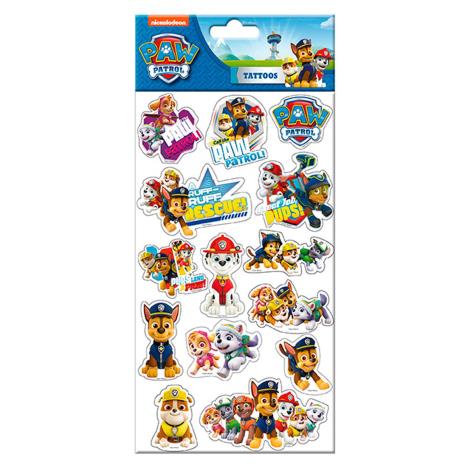 Paw Patrol Temporary Tattoo Pack £1.99